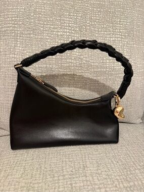 Aupen Nirvana Noir Braided Handle Shoulder Bag - NWOT